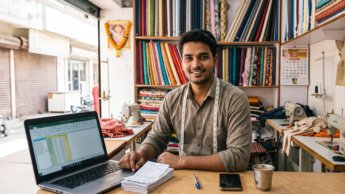 Filing GST Returns for a Tailoring Shop - GST return