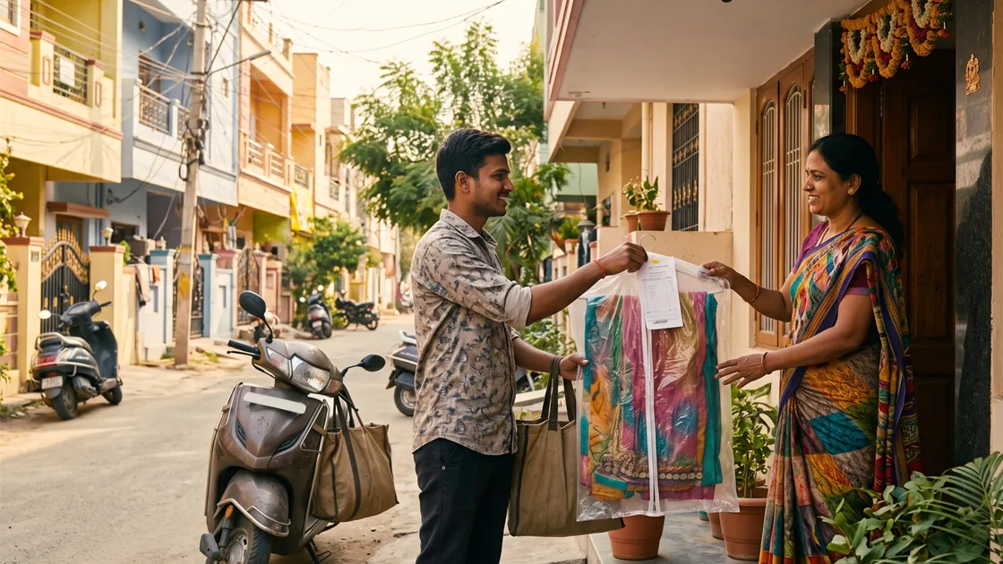 Home Delivery and Pickup for a Tailoring Shop — home delivery
